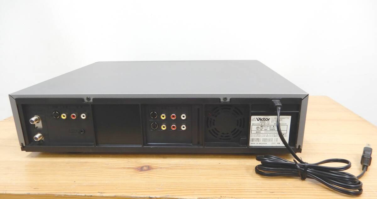 w-1492/Victor JVC SR-VS30 MiniDV & S-VHS ダブルビデオデッキ/録再ダビングOK 現状品/箱・取説・リモコン(本体反応せず)/の画像3