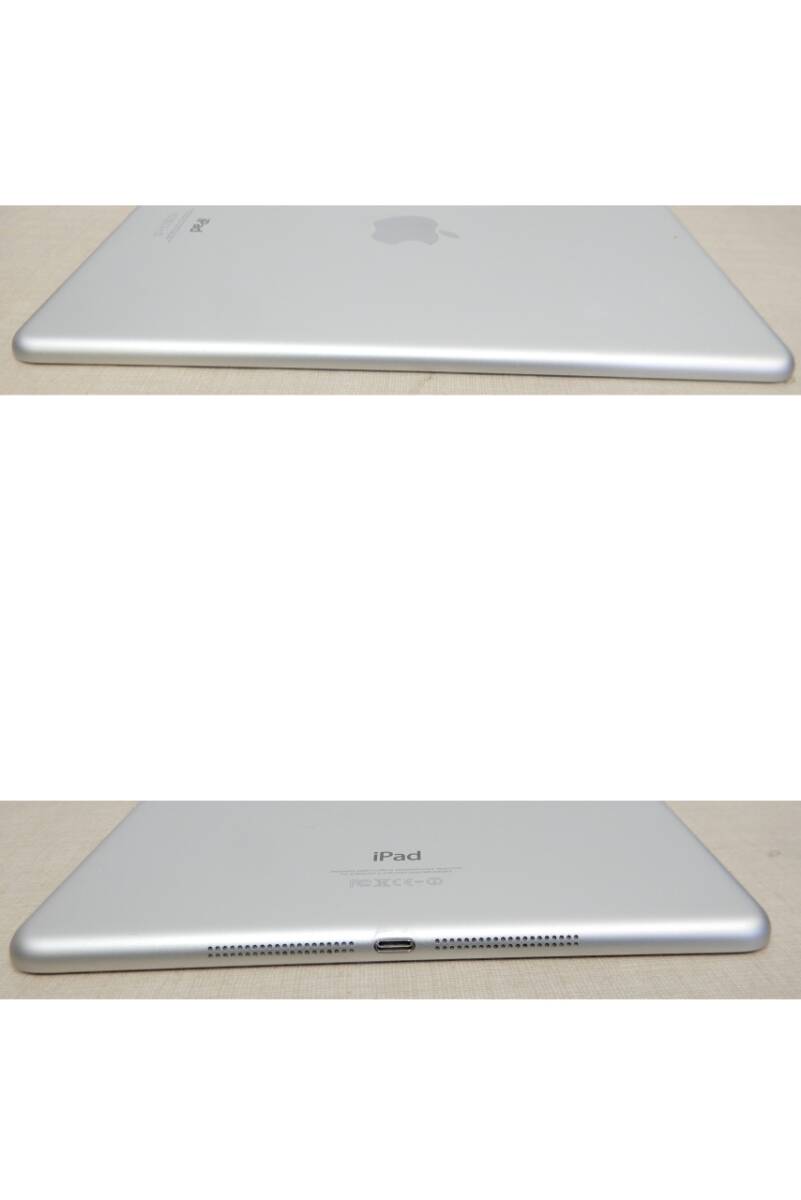 M755/現状品 iPad Air Wi-Fiモデル：A1474 128GB /apple シルバー ME906J/A アイパッド 2013_画像9