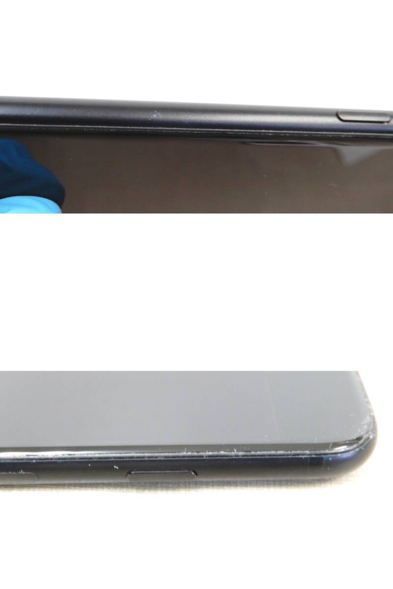 M768/ジャンク品 Apple iPhone7 A1779 スマートフォン ブラック 黒/ ホームボタン破損 通電可能の画像6