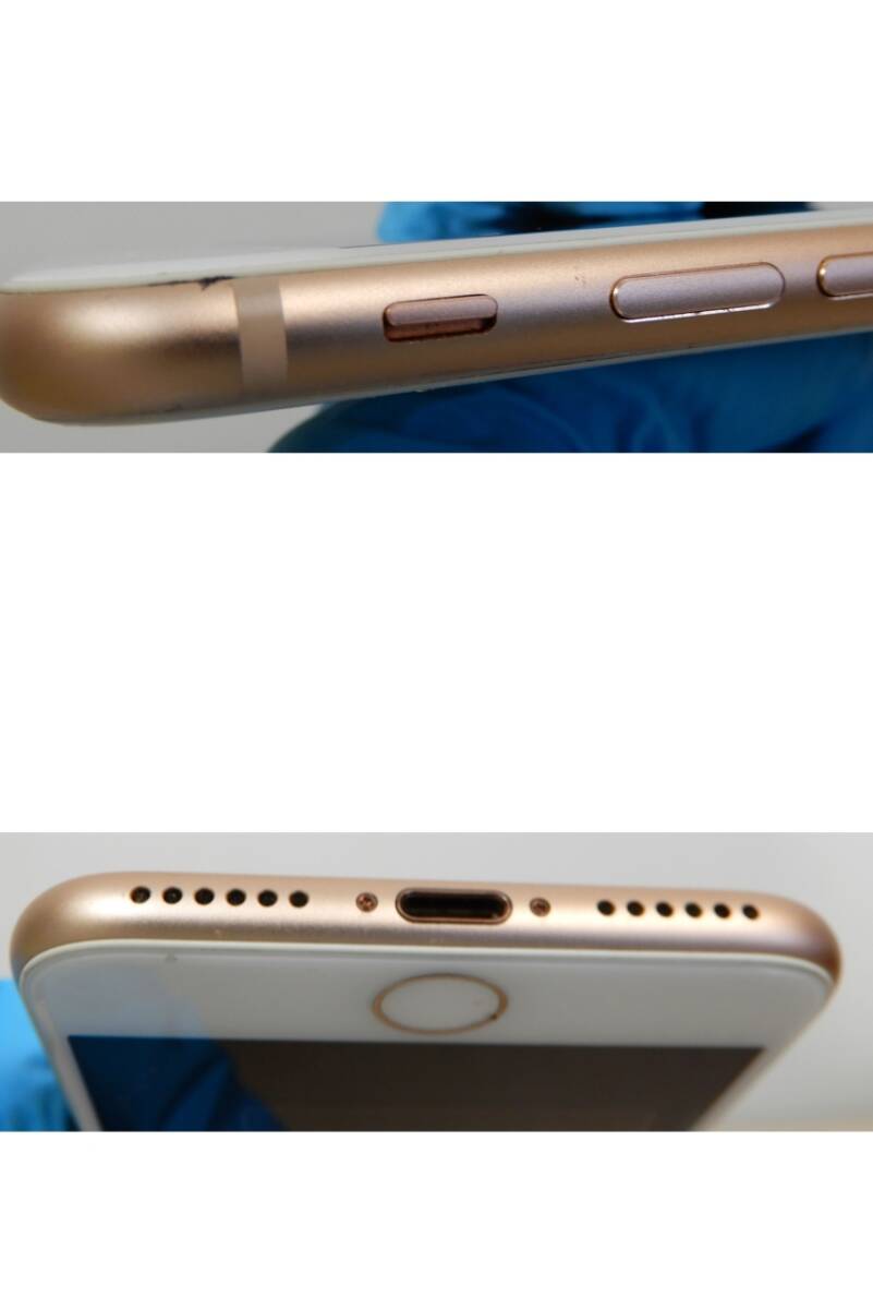 M769/現状品 iPhone8 ピンクゴールド 64GB IMEI:〇 MQ7A2J/A バッテリー最大容量100％/ スマートフォン 薄ピンク_画像9