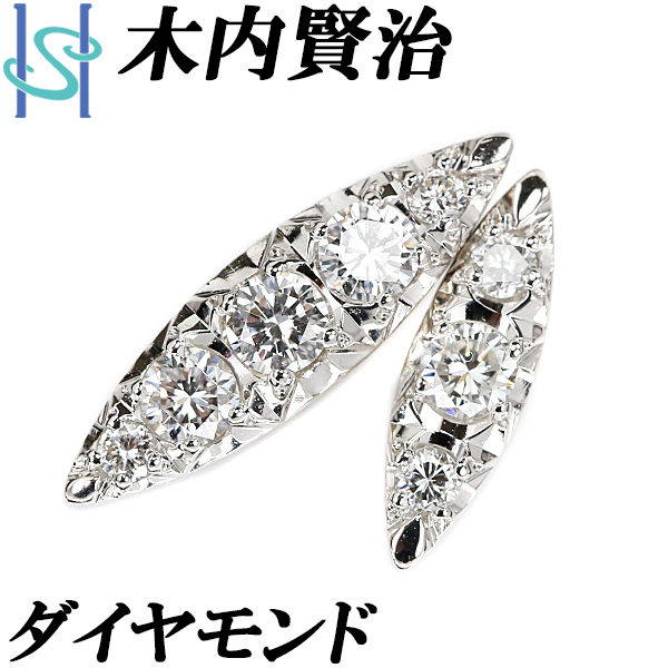 木内賢治 ダイヤモンド ペンダントトップ 0.19ct Pt900 マルチway 2点セット 作家 デザイナー 送料無料 美品 中古 SH105701_画像1