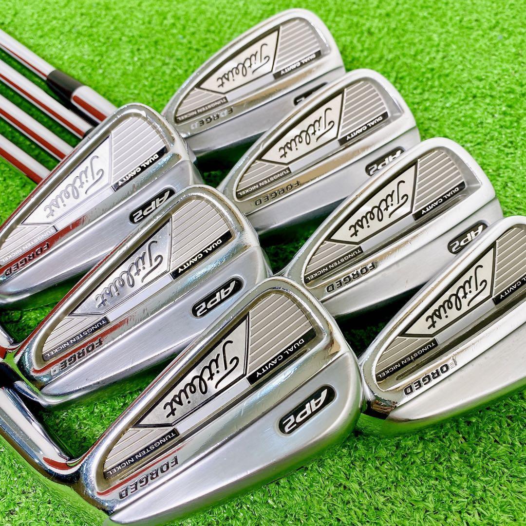 タイトリスト Titleist メンズ ゴルフクラブ 超本格 10本 セット フレックス (S) 910 AP2 FORGED 初心者 入門 かんたん 人気ブランド_画像6