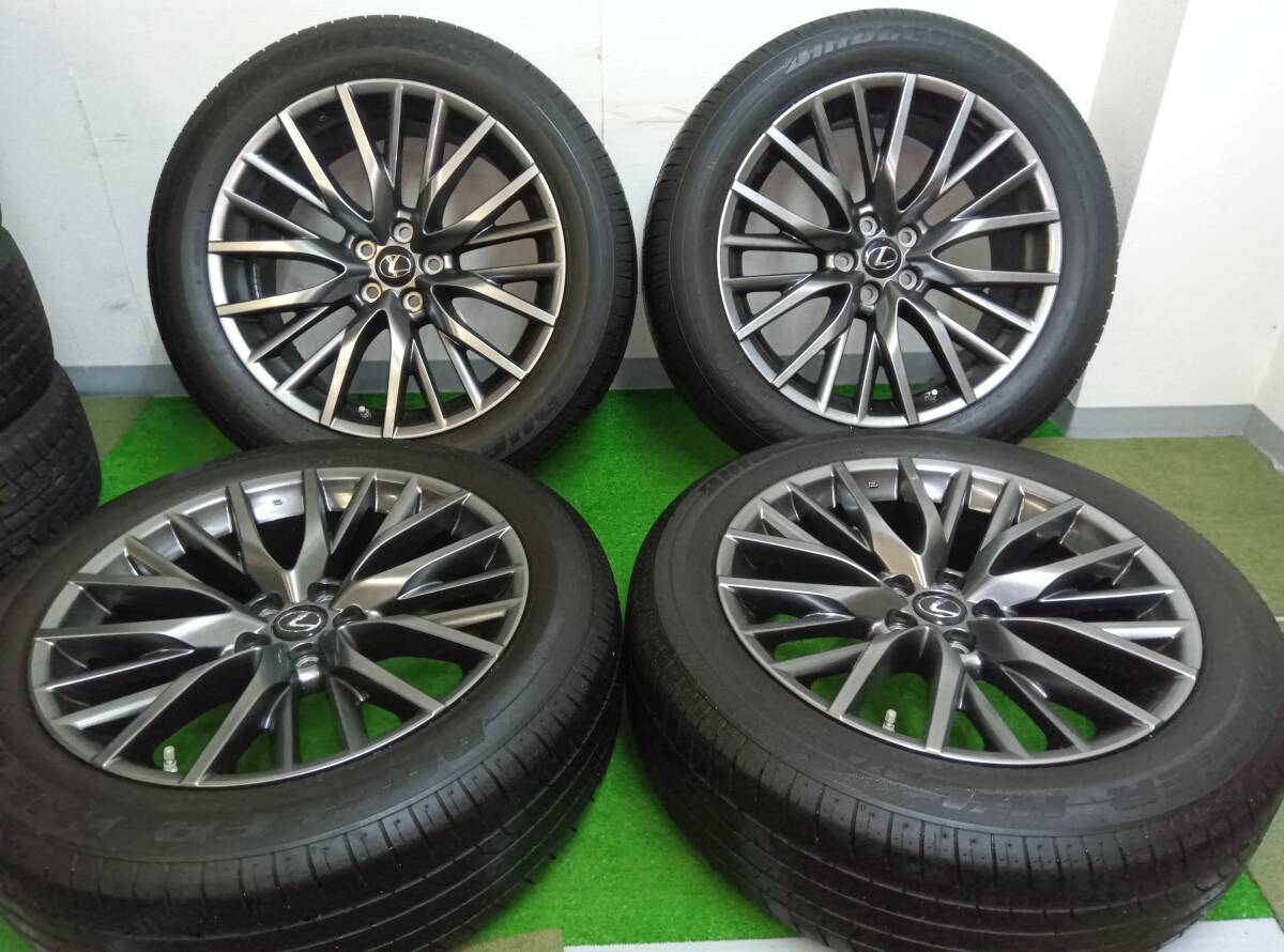 ★レクサスRX Fスポ純正★20×8J PCD114.3 5穴 BS DUELER 235/55R20 2020年3本 2019年1本 売切!!_画像1