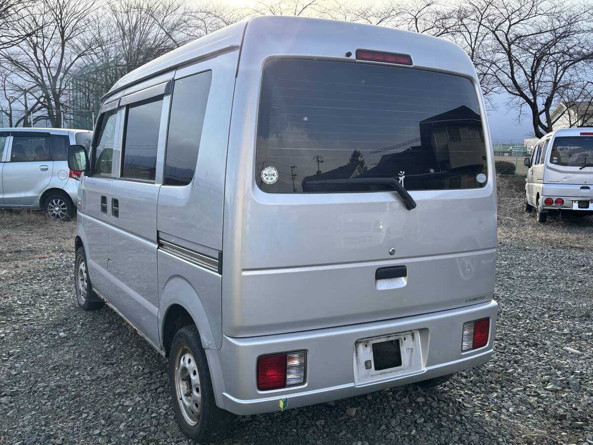 岩手発!! H18 スズキ エブリイ PAハイルーフ DA64V パートタイム4WD 5速MT 車検令和6年10月迄 売切!!の画像2