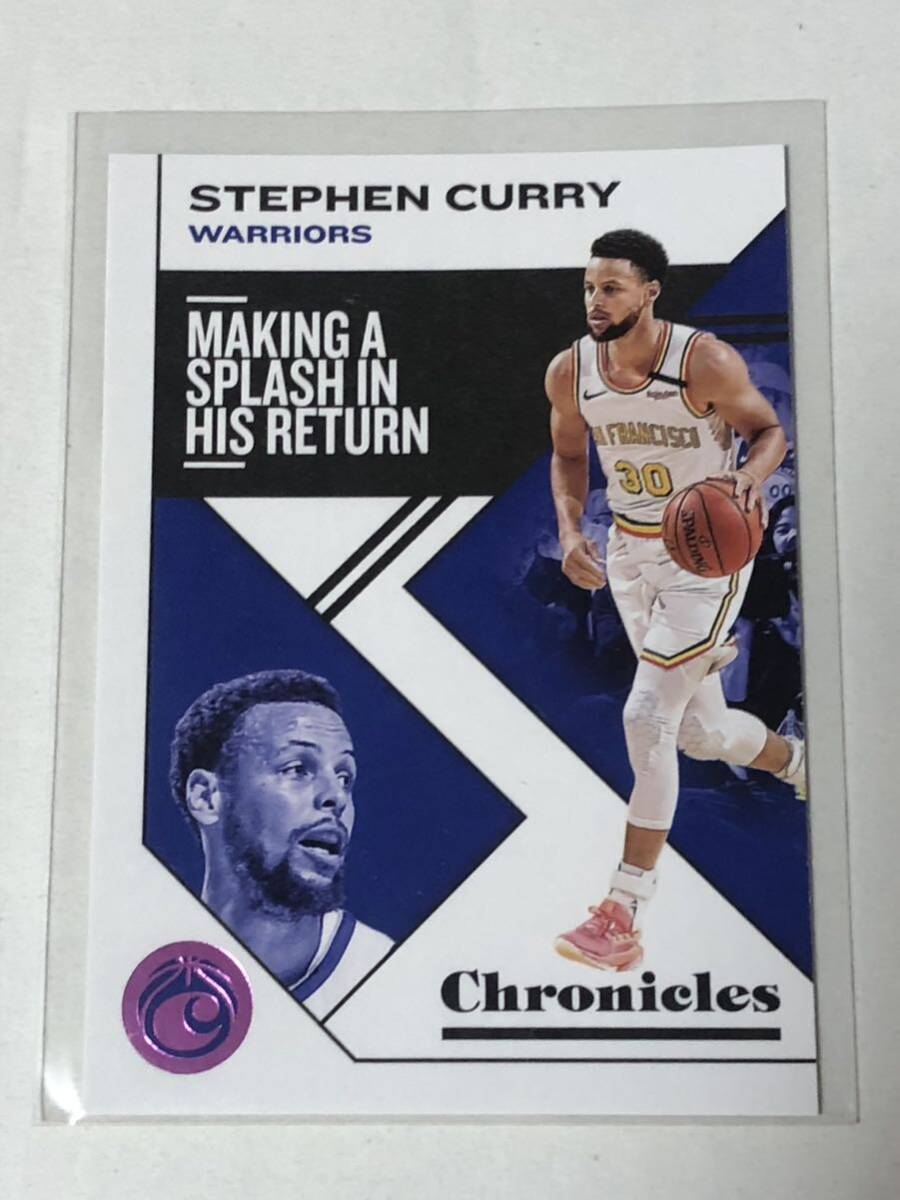 2019-20 Panini Chronicles #21 Stephen Curry Pink Golden State Warriors_画像1