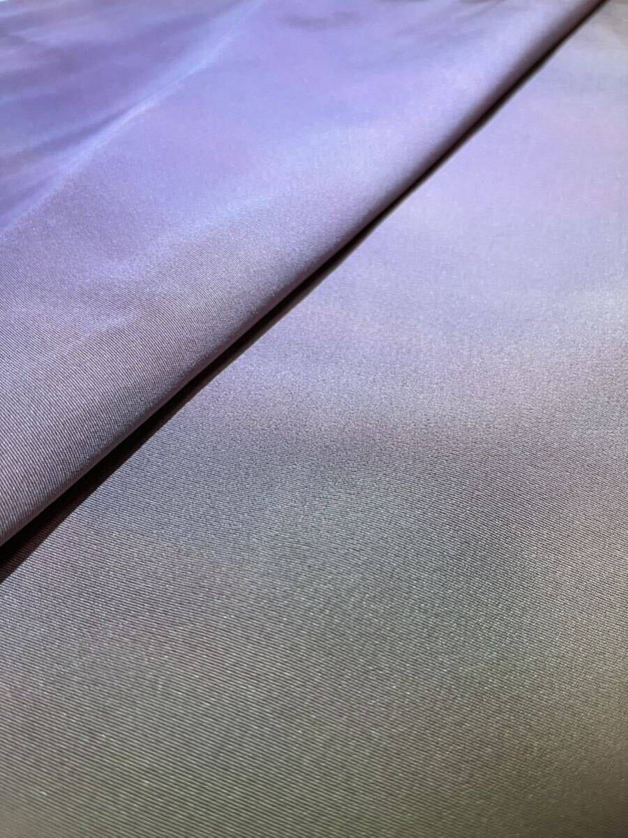  однотонная ткань натуральный шелк bokashi фиолетовый цвет земля кимоно японская одежда японский костюм кимоно ko-te переделка окраска изменение костюм смешанный ассортимент магазин высококлассный 