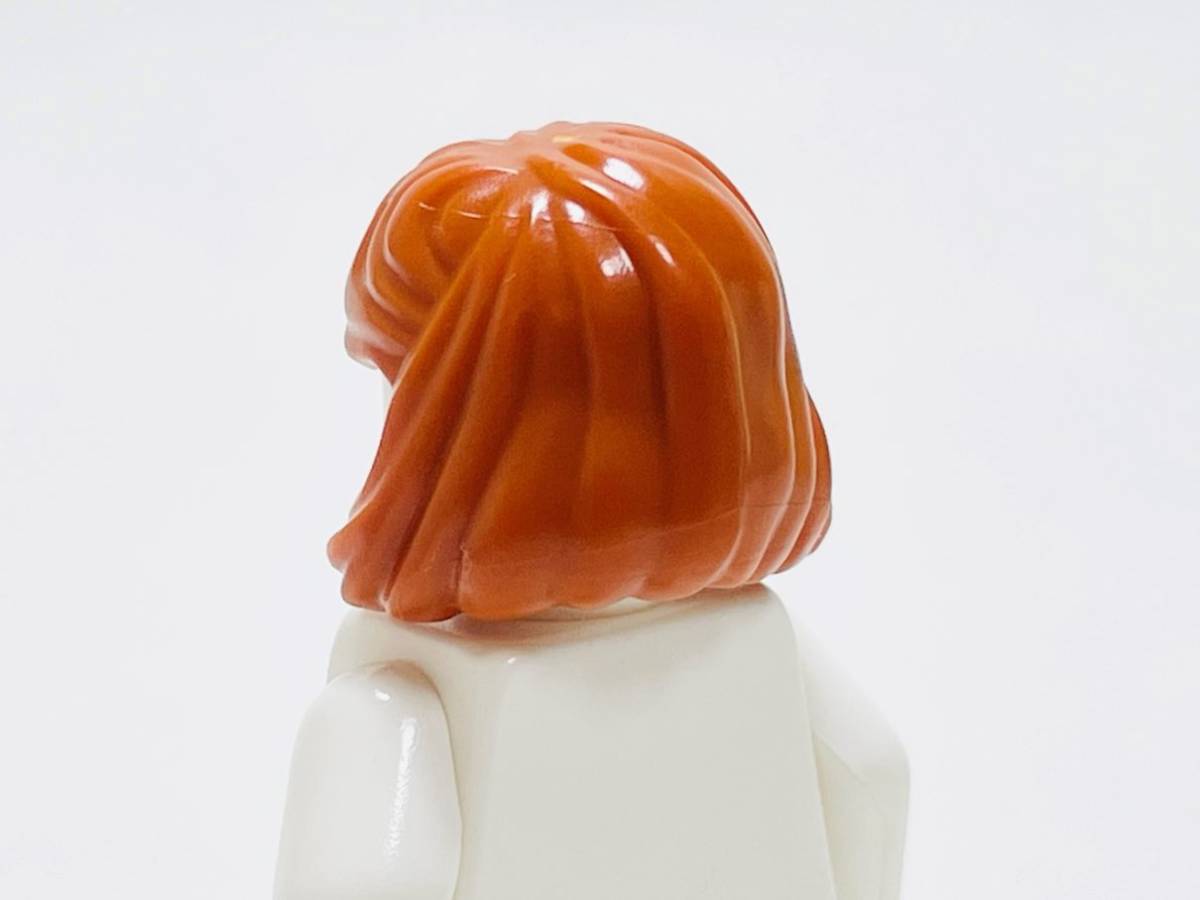 【新品未使用】レゴ LEGO ミニフィグ ヘアー ヘア 25 ミディアム 女性 ダークオレンジの画像2