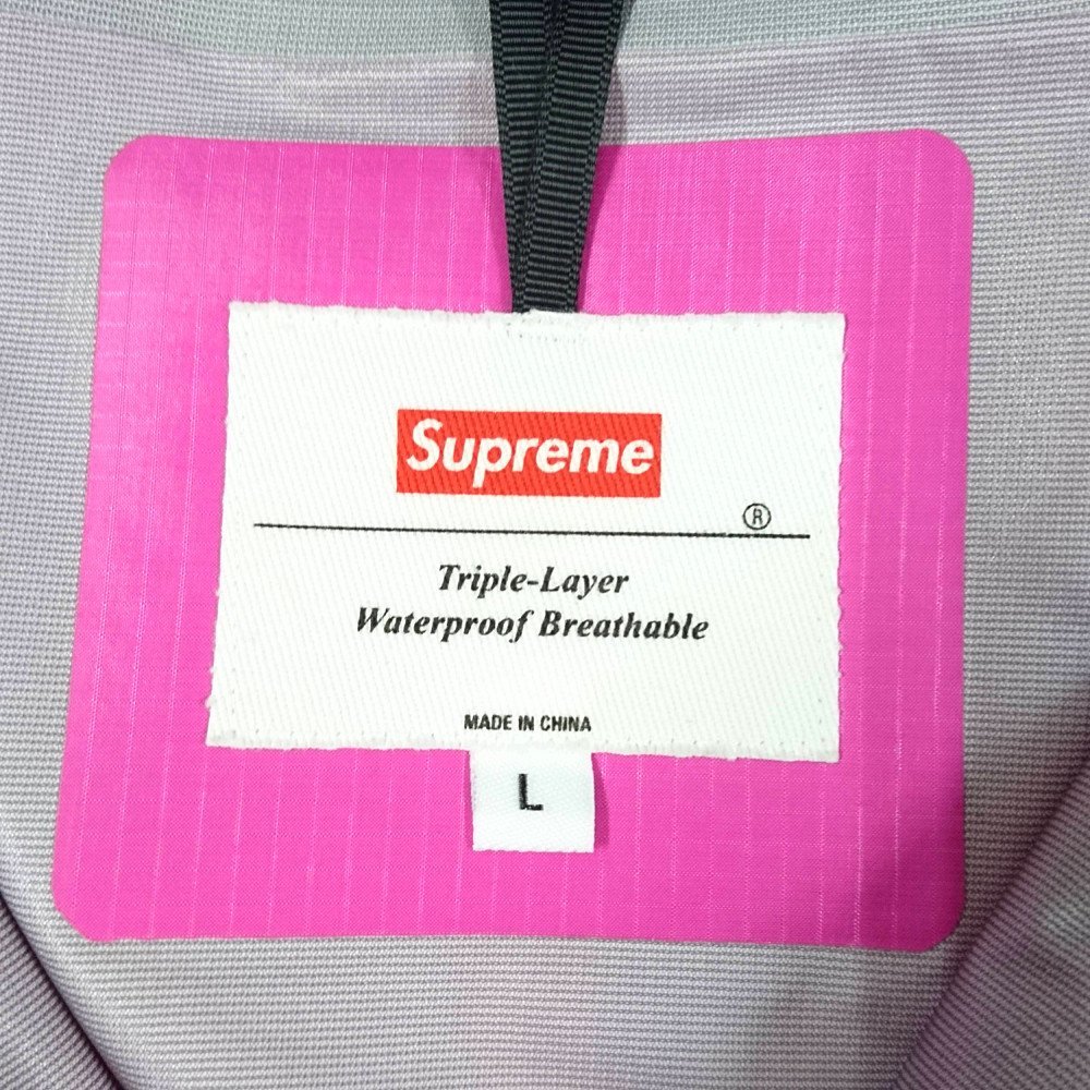 SUPREME シュプリーム 19SS Taped Seam Jacket テープドシーム ジャケット マウンテンパーカー ピンク サイズ L 正規品 / 30462_画像6