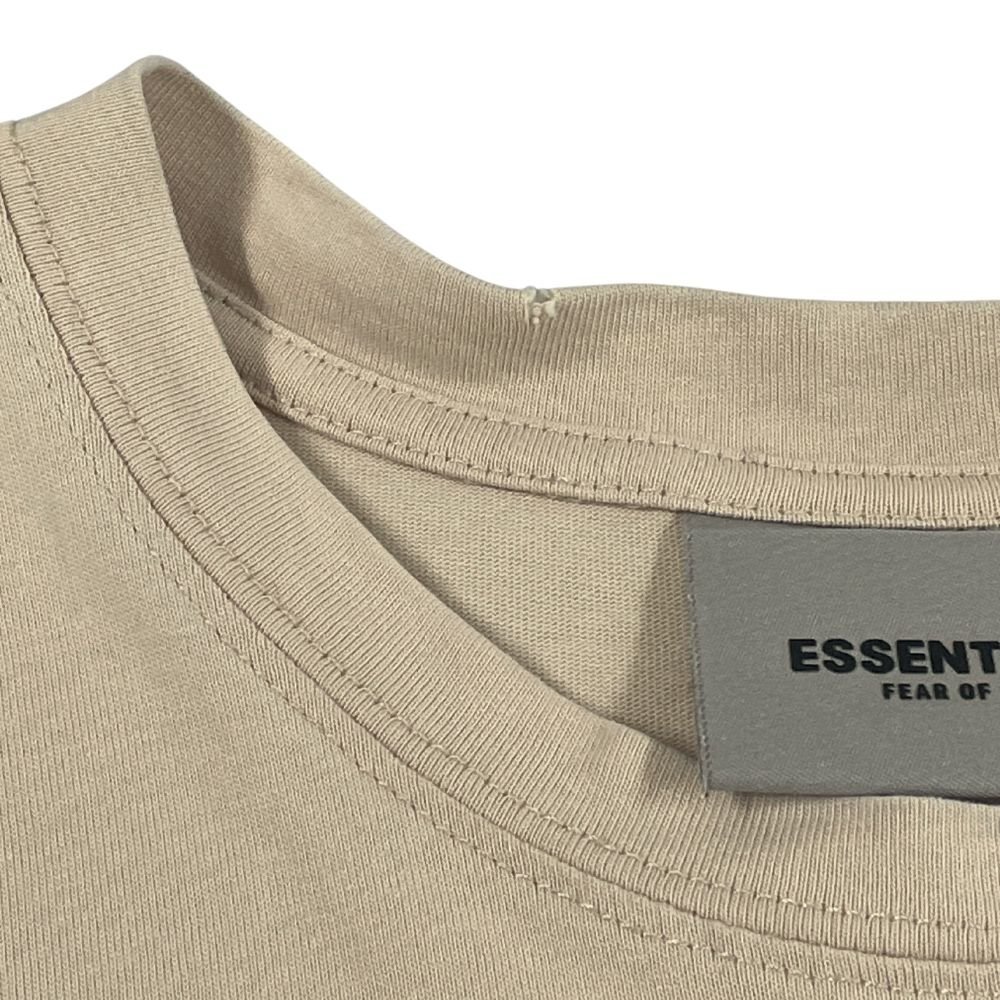 ESSENTIALS エッセンシャルズ FEAR OF GOD ロゴ 半袖Ｔシャツ ベージュ サイズL 正規品 / B3848の画像7