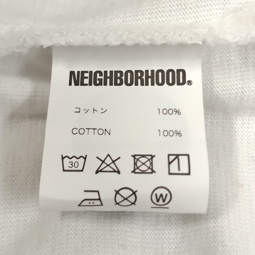 NEIGHBORHOOD ネイバーフッド ロゴ 半袖Ｔシャツ 白 サイズ XL 正規品 / B5110_画像9