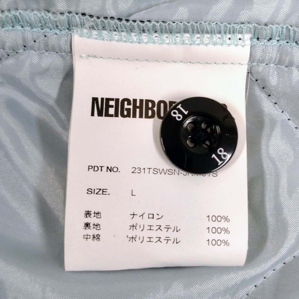 NEIGHBORHOOD ネイバーフッド 23SS WIND AND SEA QUILT SOUVENIR JACKET 刺繍 キルティング スーベニア ジャケット 正規品 / 33881_画像9