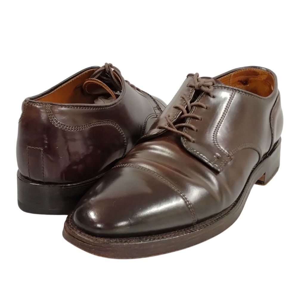 Alden Alden 2160 Cordovan Plant Wint Blucher Cordevan Straight Chip Size Размер 6 подлинный / 32255