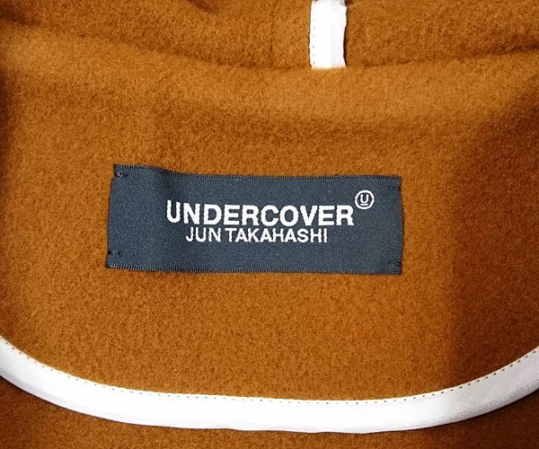 UNDERCOVER アンダーカバー 22AW 品番 UC2B4304 Wool Nylon China Duffle Coat フード コート ブラウン サイズ2 正規品 / 29739_画像6
