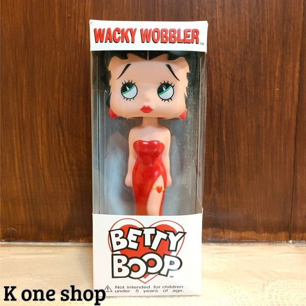 【ベティブープ　 BOBBLE HEAD】ファンコ ボビングヘッド フィギュア　アメリカン雑貨 トイ ソフビ Betty Boop