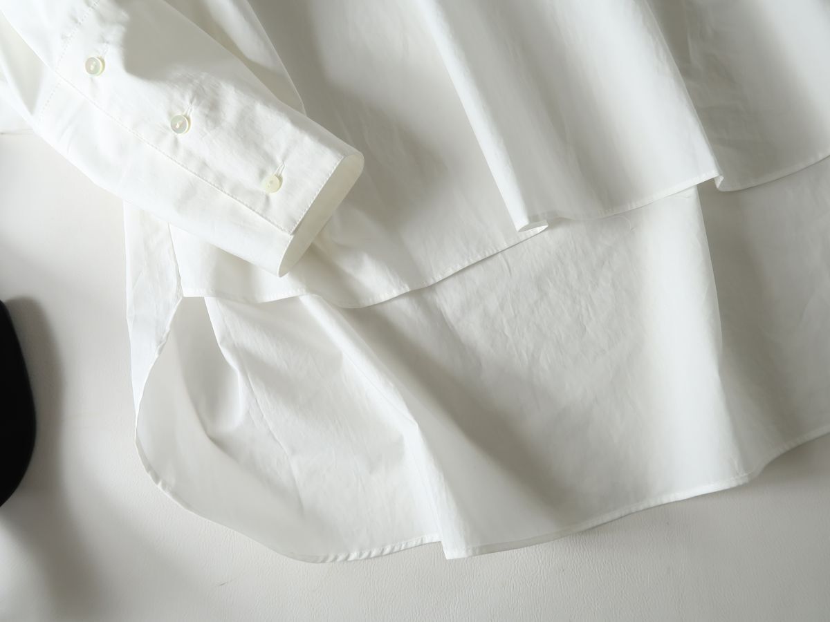 新品☆1.6万☆レジル resil☆洗える 綿100％ ハイネックサイドボタンデザインシャツ 9サイズ 日本製☆C-K 1596_画像6