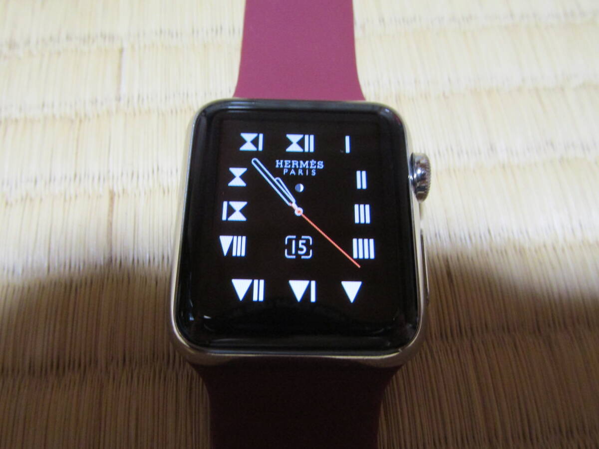 Apple Watch 38MM HERMES(エルメス) 316L 社外バンド付 社外充電 Apple Watch 38MM HERMES(エルメス) 316L 社外バンド付 社外充電