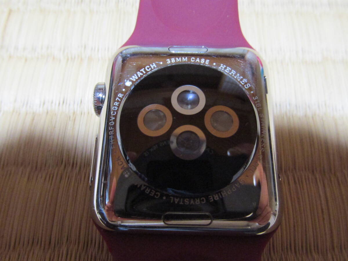 Apple Watch 38MM HERMES(エルメス) 316L 社外バンド付 社外充電 Apple Watch 38MM HERMES(エルメス) 316L 社外バンド付 社外充電