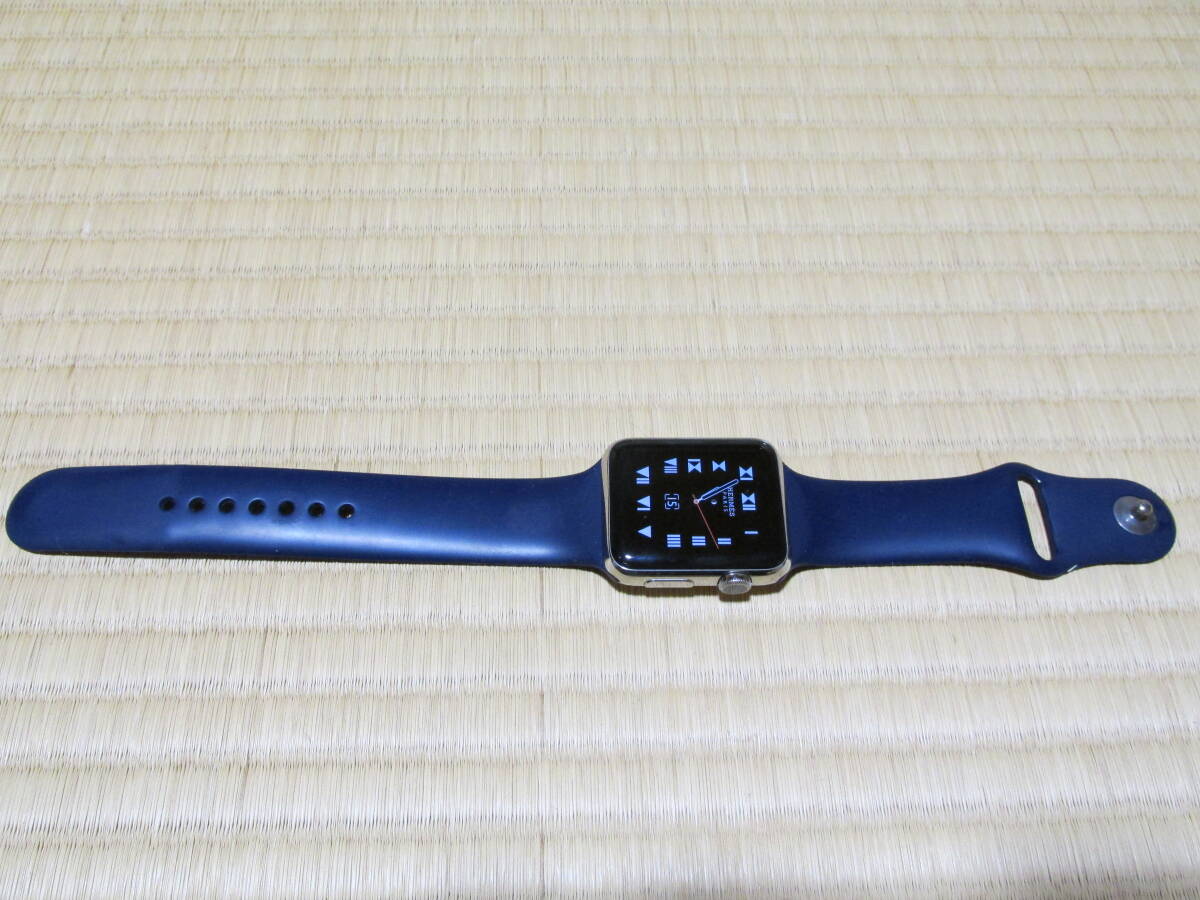 Apple Watch 42MM HERMES(エルメス) 316L 社外バンド付 中古品