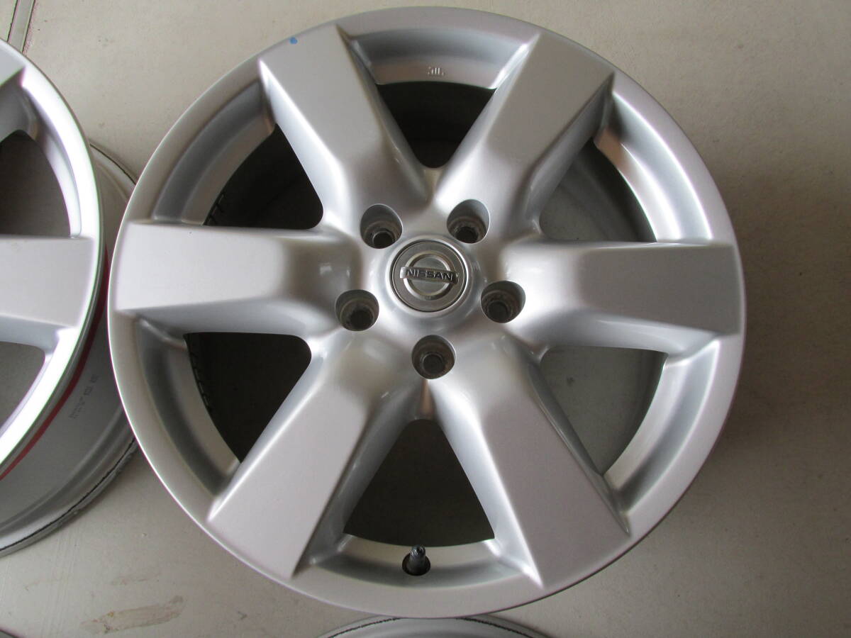 NISSAN(日産) エクストレイル(T31) 純正ホイール 17×6 1/2J ET45 PCD114.3 5穴 4本セット 中古品_画像3