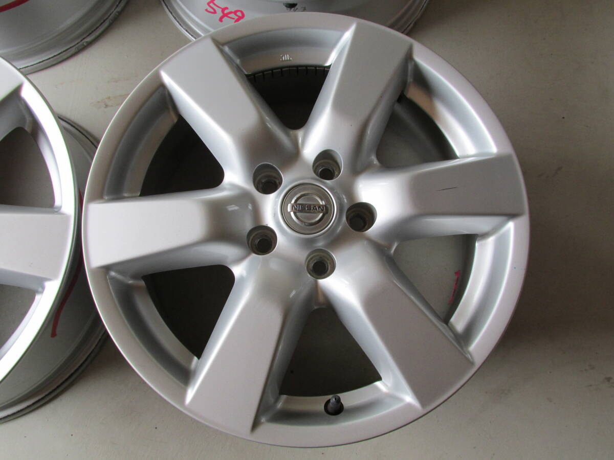 NISSAN(日産) エクストレイル(T31) 純正ホイール 17×6 1/2J ET45 PCD114.3 5穴 4本セット 中古品_画像5