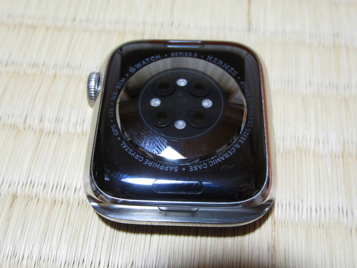 Apple Watch(アップルウォッチ) HERMES(エルメス) series6 40mm GPS+Cellular ステンレス バッテリー99% 中古品_画像3