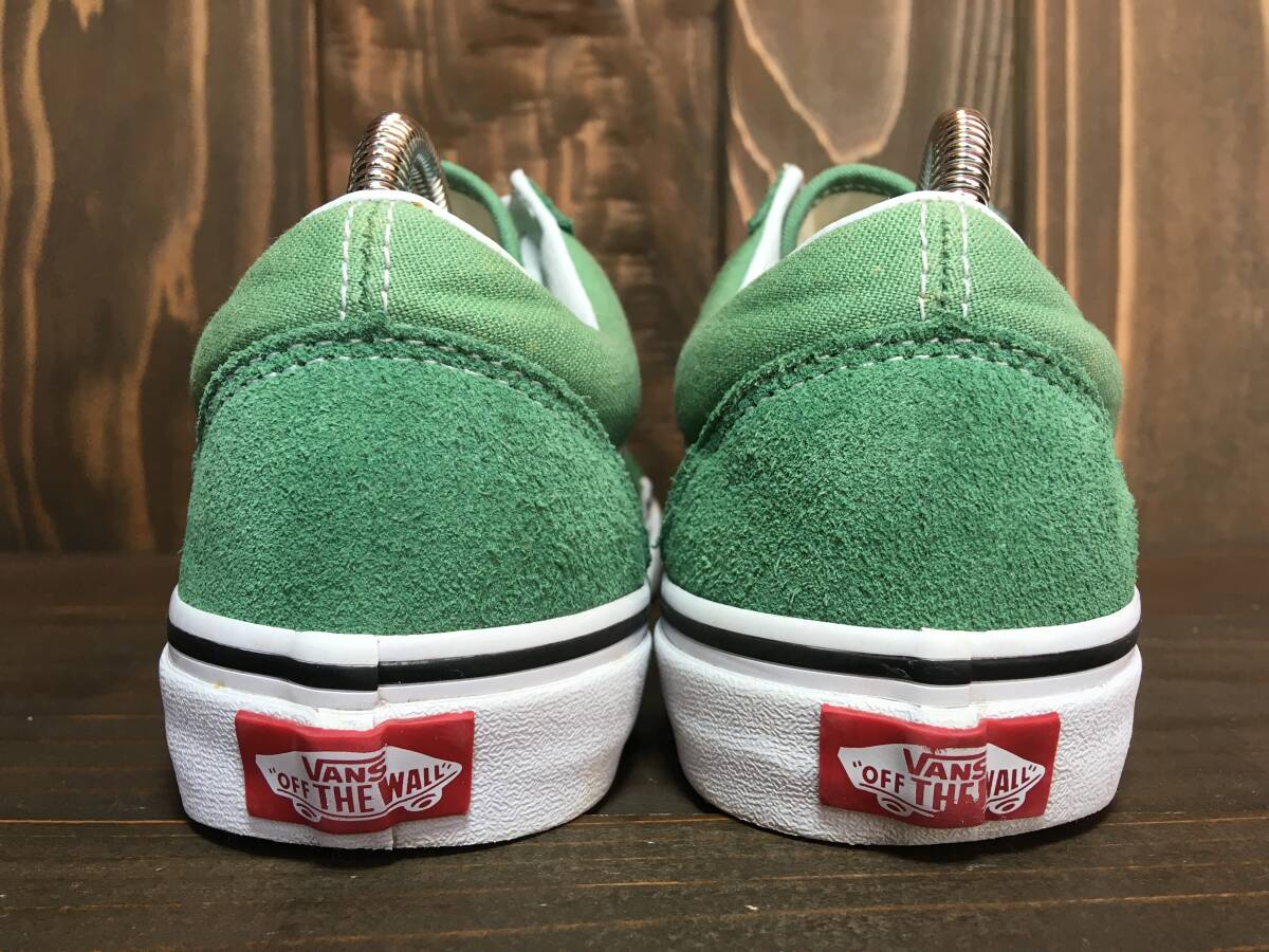 ☆VANS バンズ US企画 OLD SKOOL オールドスクール 緑×白 24.5 ☆VANS バンズ US企画 OLD SKOOL オールドスクール 緑×白 24.5