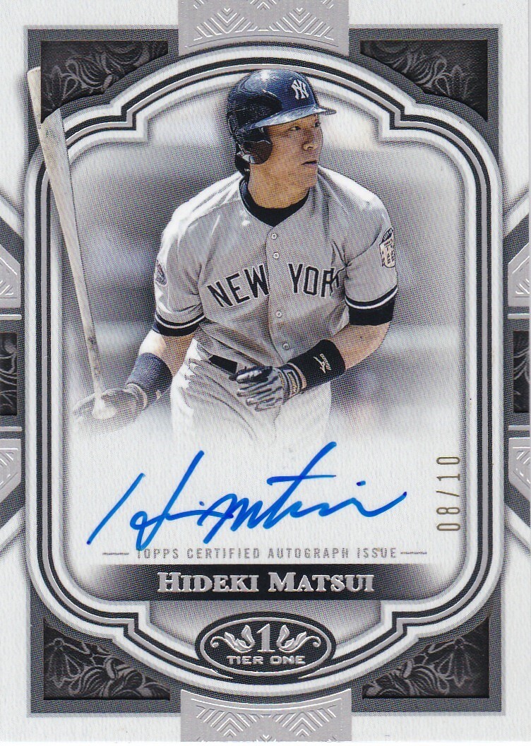 あなたにおすすめの商品 TOPPS 2023 松井秀喜 TIER Topps - 直筆サイン /10 AUTO ONE Topps