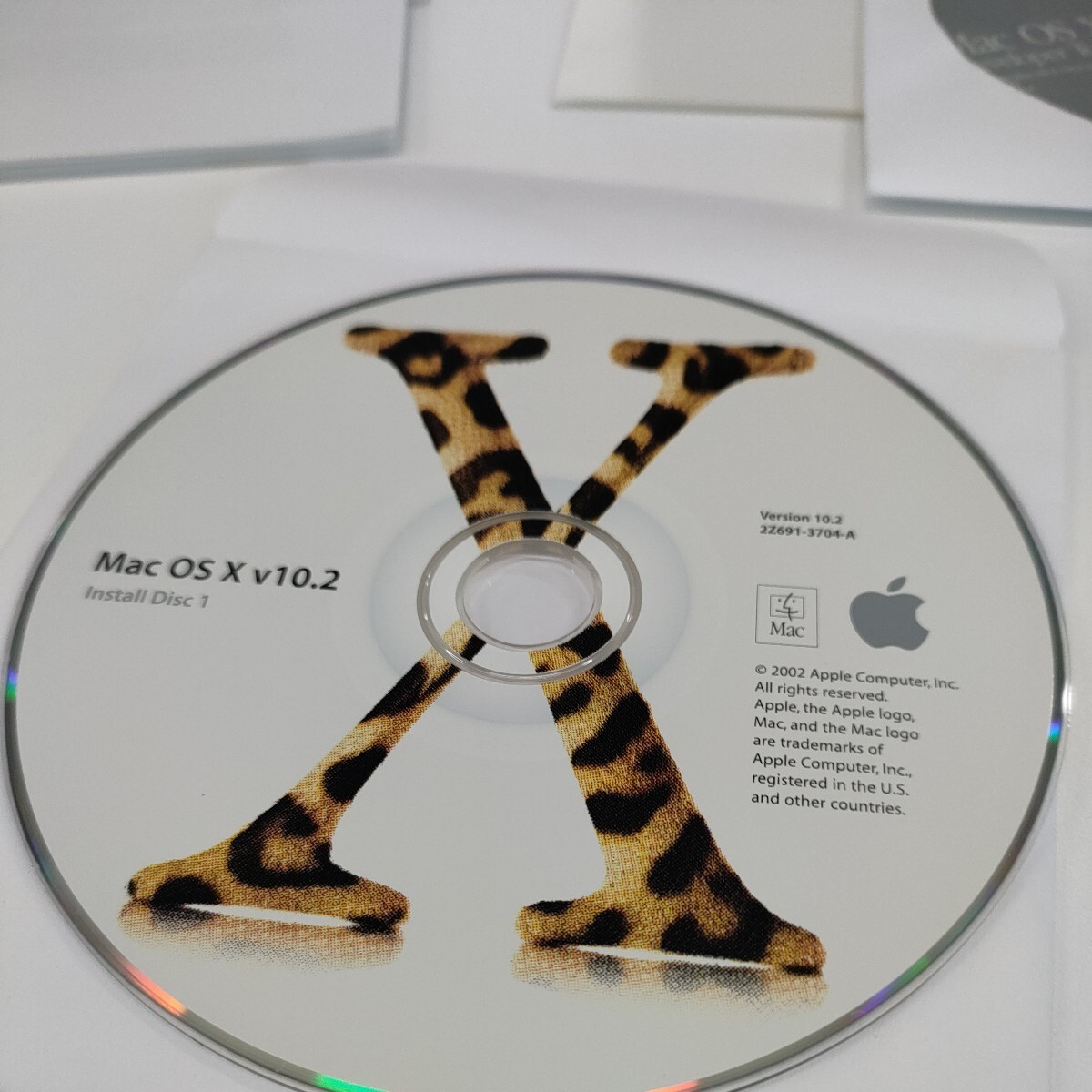 0603/1333 アップル Mac OS X 10.2 Jaguar ジャガー _画像2
