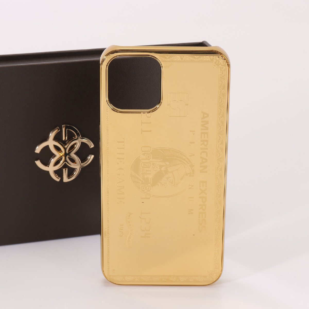 極美品 現行品 ゴールデン コンセプト ゲーム エディション ゴールド 24K iPhone 12 12pro スマホ ケース メンズ レディース BGT 0927-E4