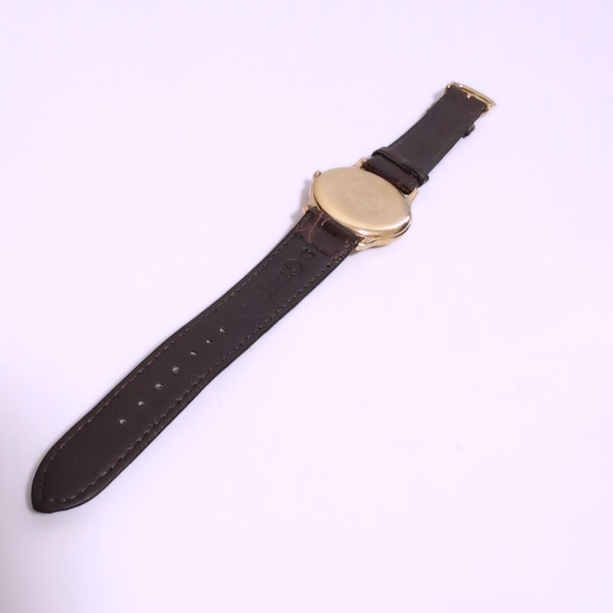 G13 SEIKOセイコー SPIRITスピリット 5E31-6A10 ゴールド文字盤 クォーツ式 腕時計 中古品 動作未確認_画像5