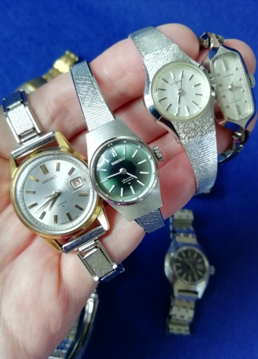 レディース機械式腕時計 大量まとめ売り 自動巻き腕時計 手巻き腕時計 SEIKO CITIZEN ORIENT ヴィンテージ アンティーク 昭和レトロ の画像9