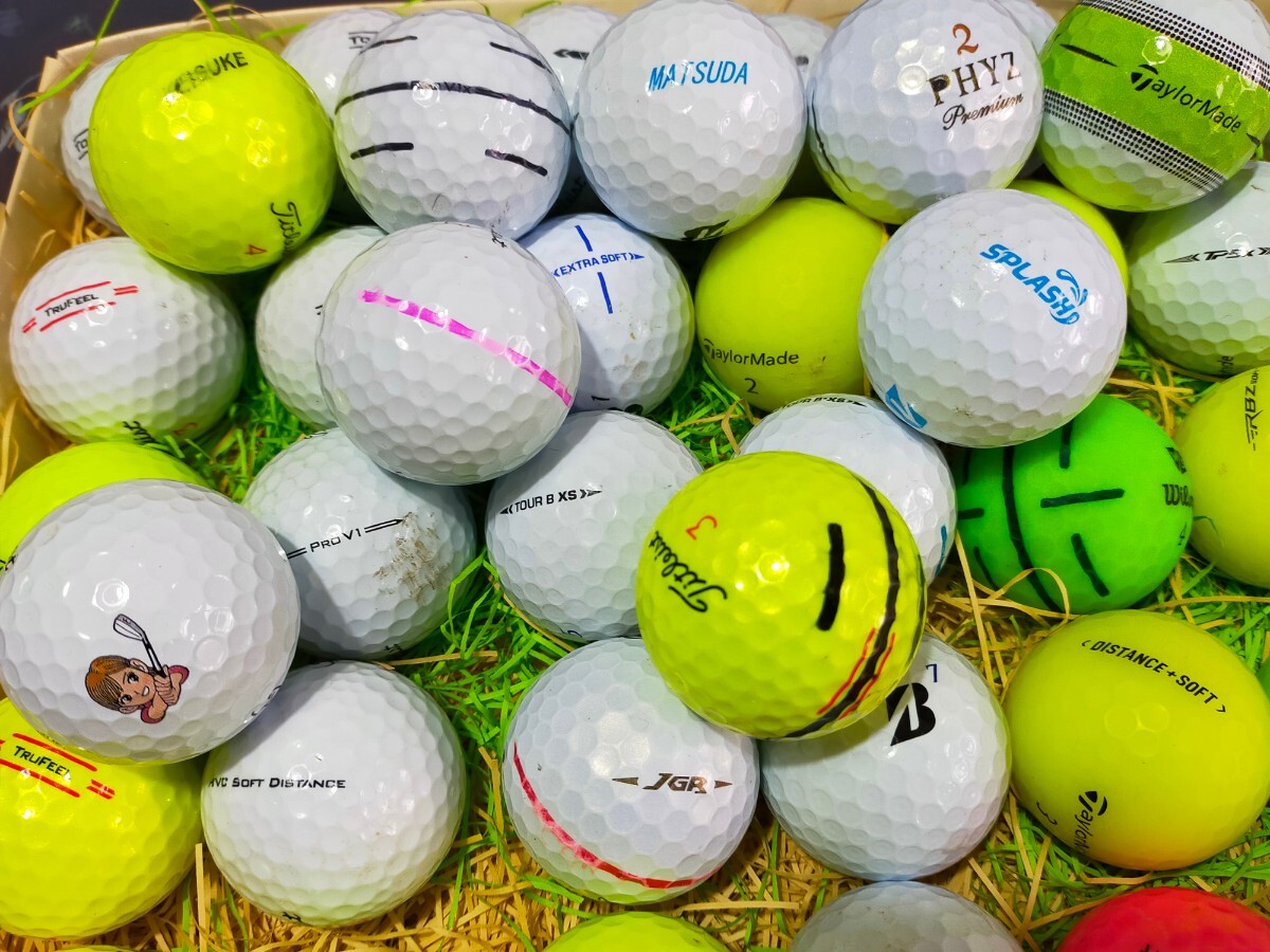 【GOLFボール★ ロストボール★43球】『 Titleist・PROＶ１・X』『ブリヂストン・ JGR』『Taylor Made・マッドボール』『１部PHYZ』等_画像10