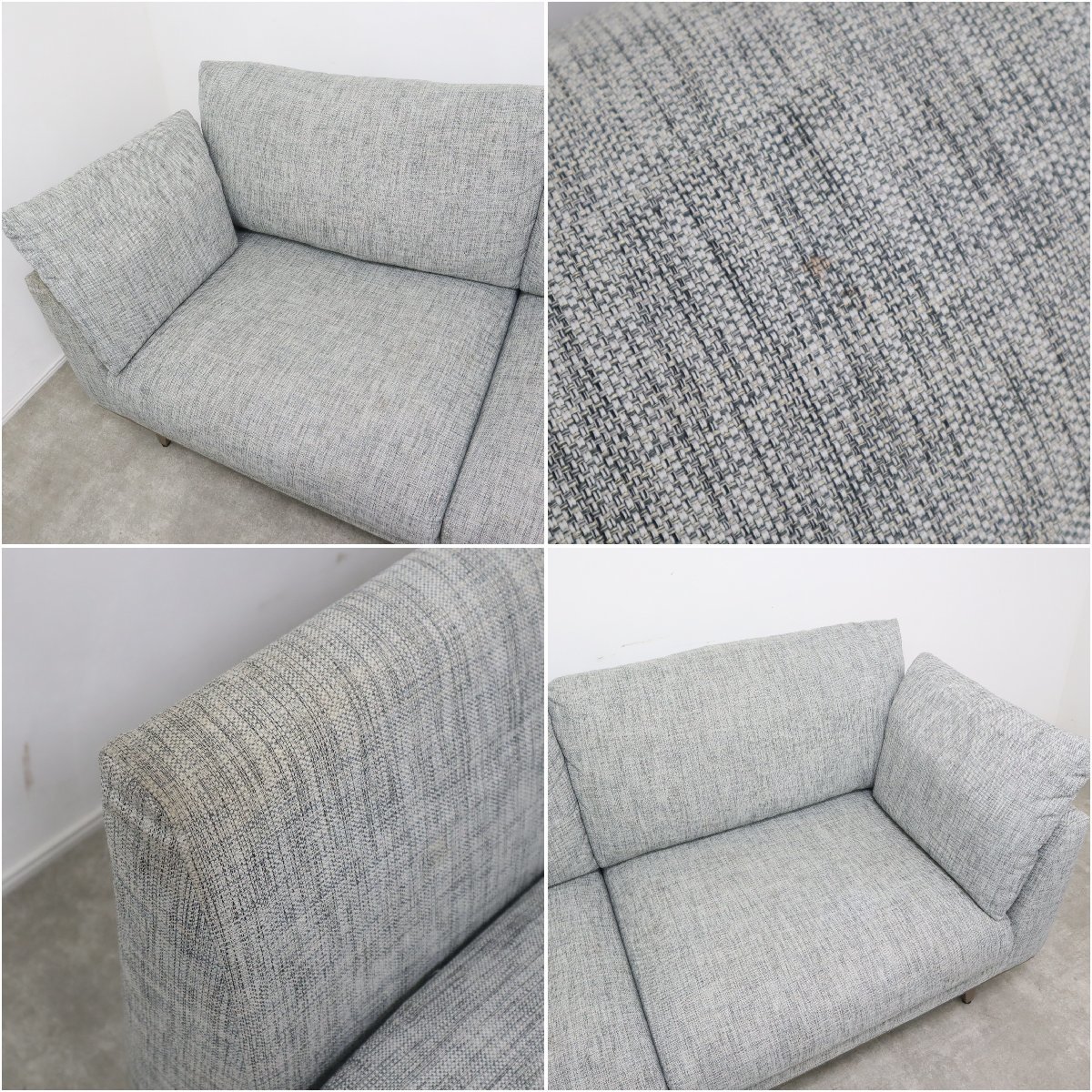 NOYESnoiesCervo X5 sofa 3 seater .3P Northern Europe style high class sofa modern simple cover ring gray [3A2402036]