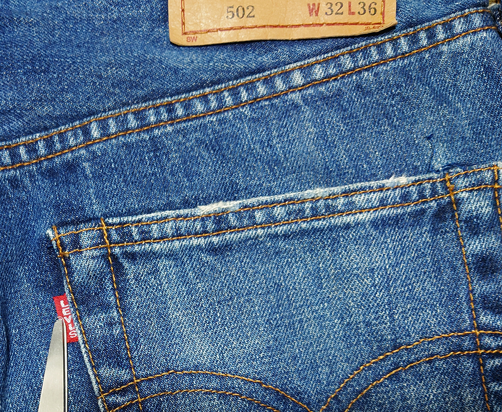 ★Levi's 502XX W32 BIG E 赤耳 リーバイス 日本製 古着 復刻 レプリカ デニム ジーンズ ジーパン_画像4