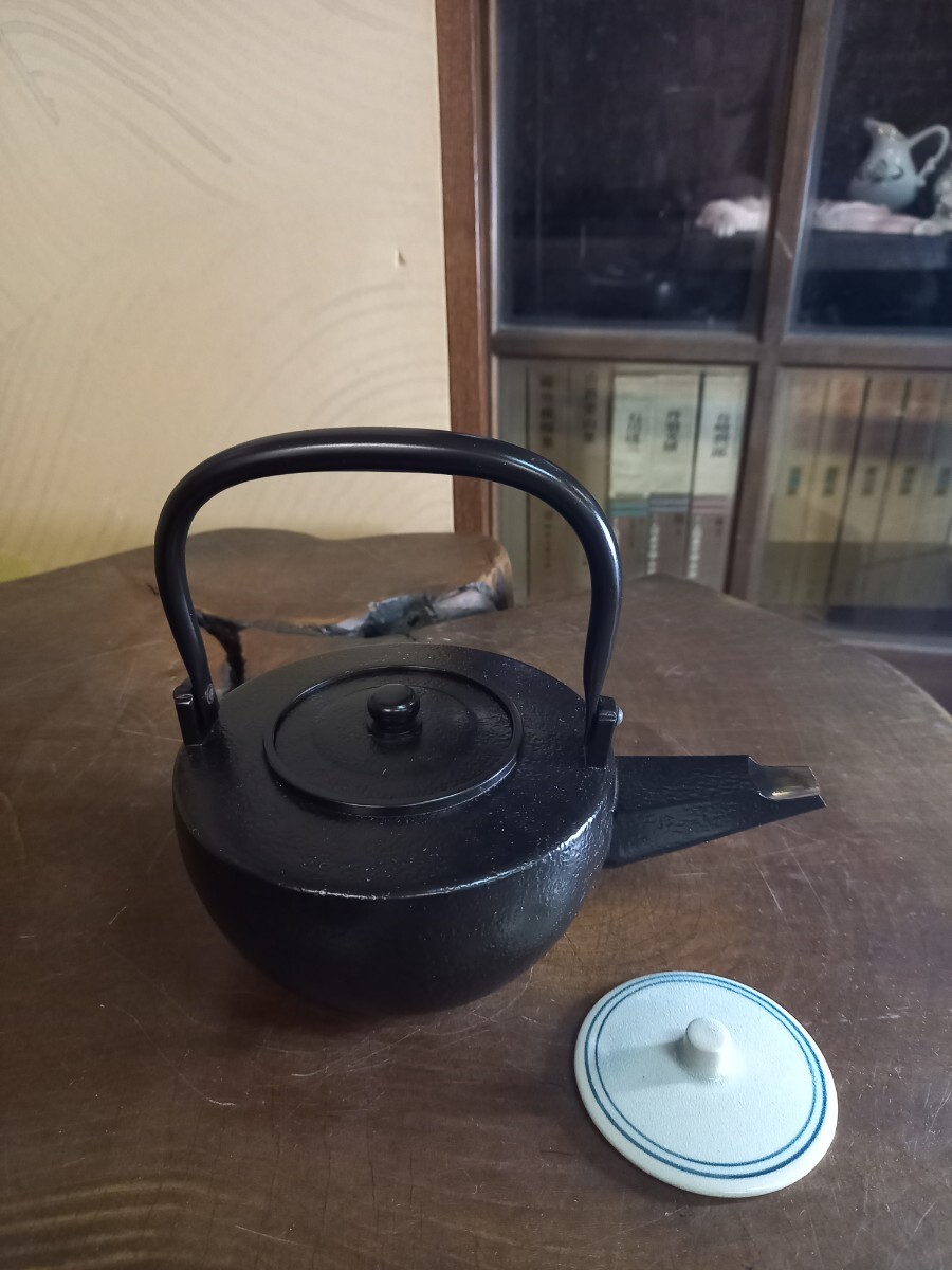 燗鍋　茶道具　替蓋付　真鍮製　紙箱　新品　未使用 茶道具_画像2