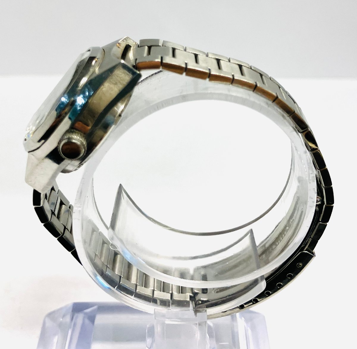 qow.Z0401　SEIKO　セイコー　レディース腕時計　2206-0540　オートマチック　手巻き　白文字盤　ステンレス　デイト_画像3