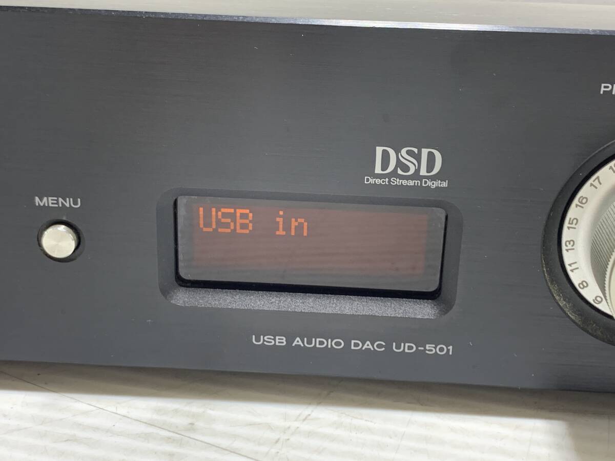 240230◆TEAC　UD-501　ティアック　USB　AUDIO DAC　D/Aコンバーター　14年製【写真追加あり】◆B2_画像3