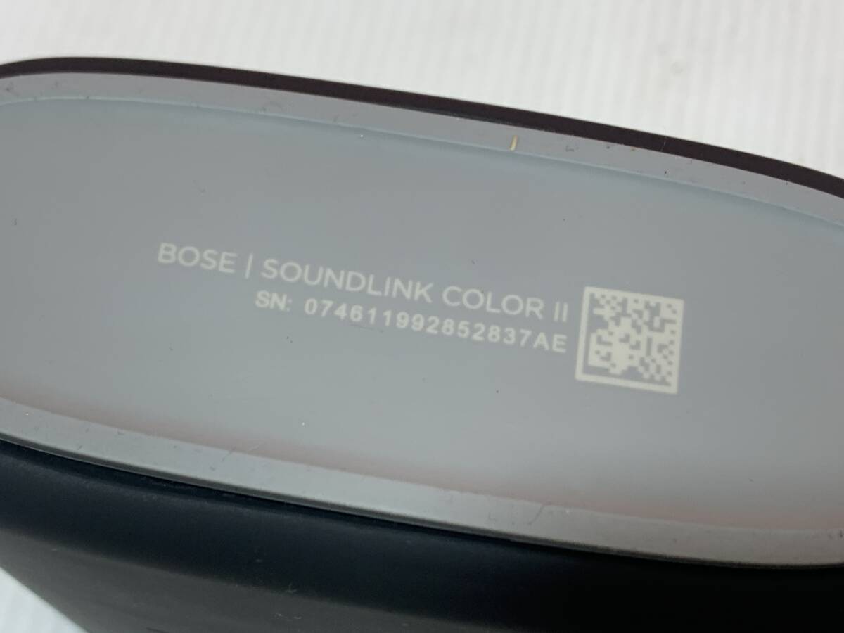 108◆BOSE　SOUNDLINK COLOR II　ボーズ　ワイヤレススピーカー　ブラック　稼働品　本体のみ◆C1_画像7