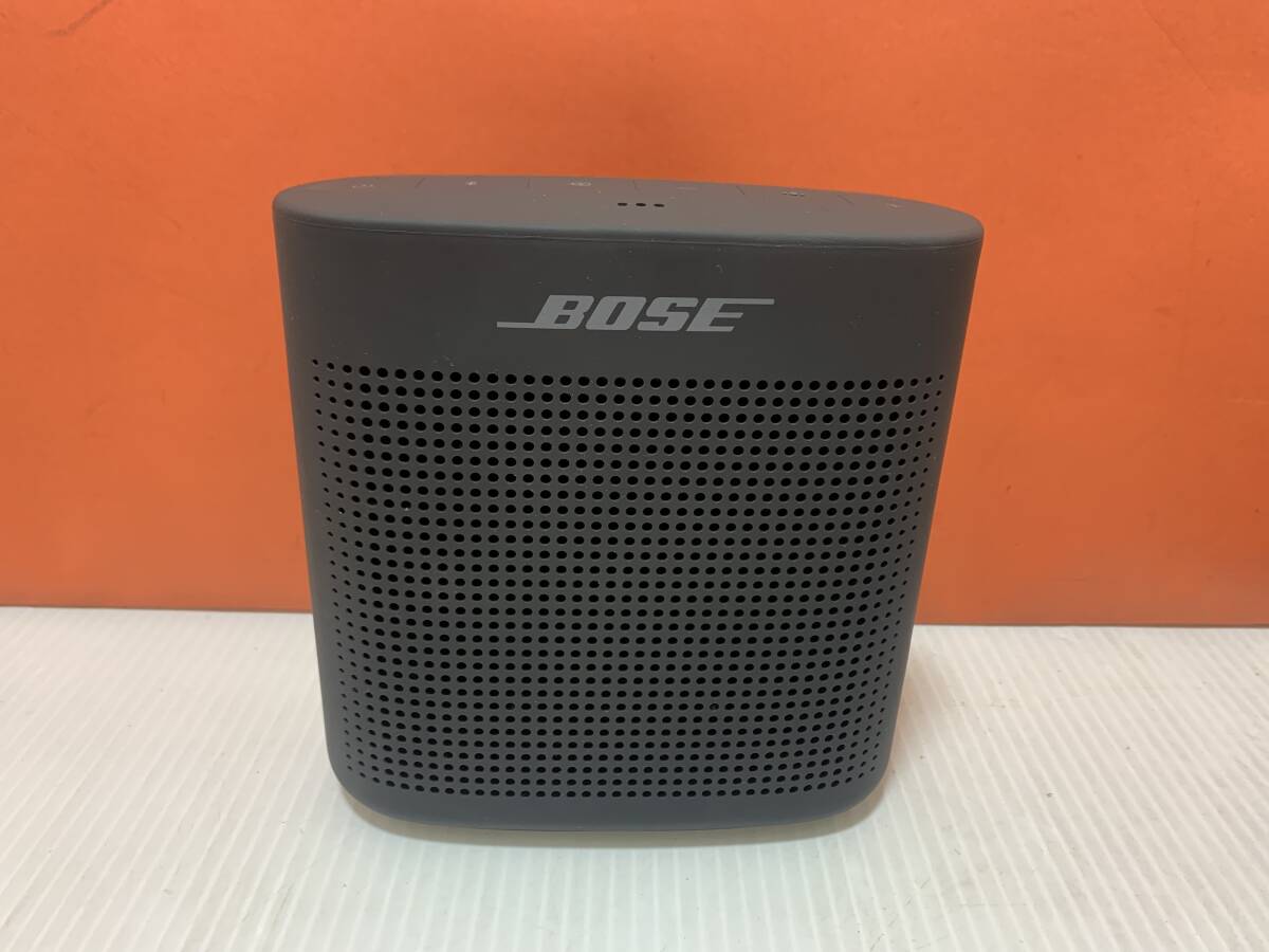 108◆BOSE　SOUNDLINK COLOR II　ボーズ　ワイヤレススピーカー　ブラック　稼働品　本体のみ◆C1_画像1