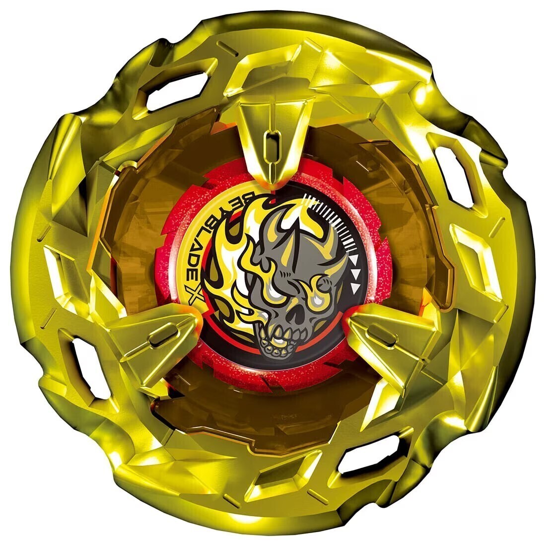 【即決】新品 BEYBLADE X ベイブレードX BX-00 ヘルズサイズ4-60T ゴールド レアベイゲットバトル メタルコート メッキ_画像1