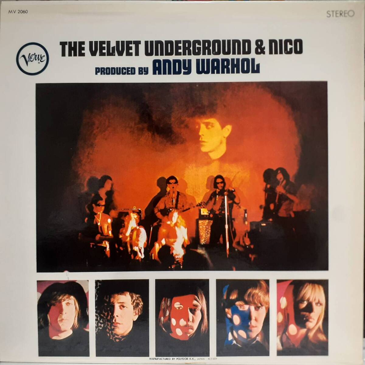 バナナシール付き 日本VERVE盤LP初版！The Velvet Underground & Nico 1973年 MV 2060 アンディ・ウォーホル torso Lou Reed Andy Warholの画像6