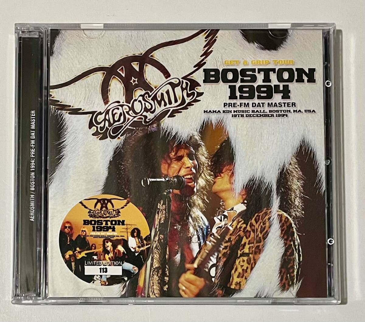 [プレス2CD] Aerosmith Boston 1994: Pre-FM DAT Master 12-19-1994 (ZODIAC 347) エアロスミス_画像1