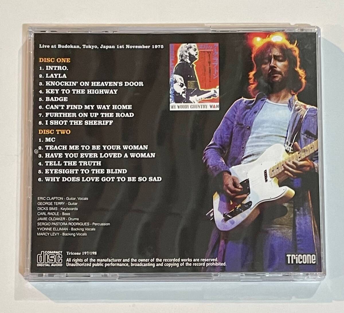 [プレス2CD] Budokan 1975 1st Night Unreleased Master Eric Clapton エリック・クラプトン 武道館_画像2