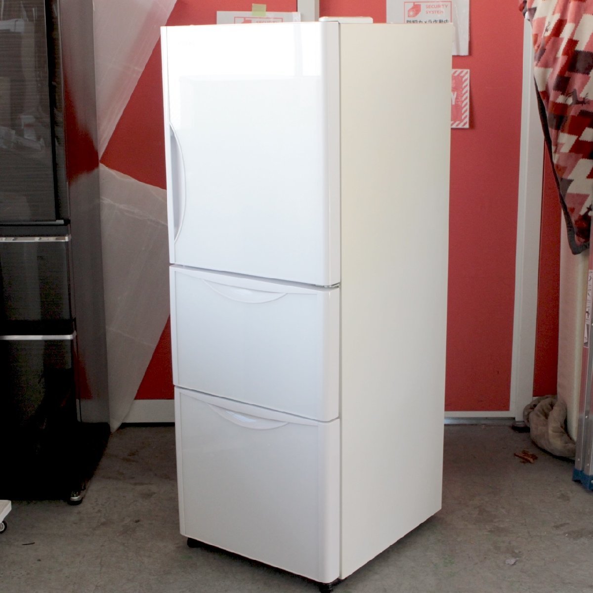 取置】T871) 日立 3ドア 265L 2019年製 R-S27JV(xw) 右開き クリスタルドア まんなか野菜室 自動製氷 HITACHI ノンフロン冷凍冷蔵庫_画像1