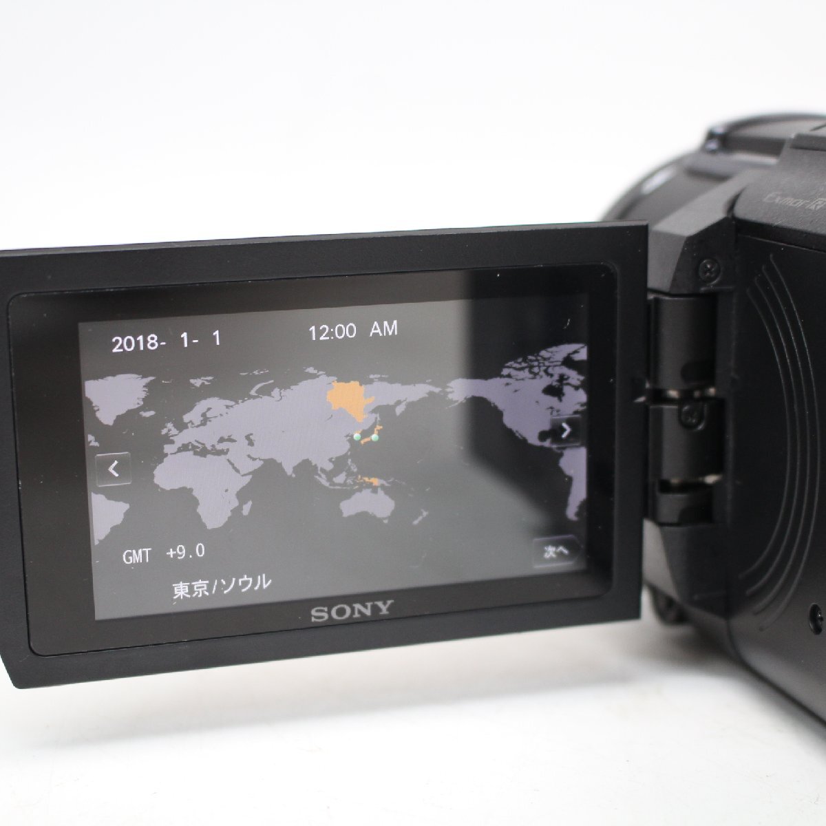 006)【1円スタート♪/美品】SONY FDR-AX60 B ブラック 高画質 4K対応 64GB 光学20倍 ビデオカメラ ハンディカム ソニーの画像9