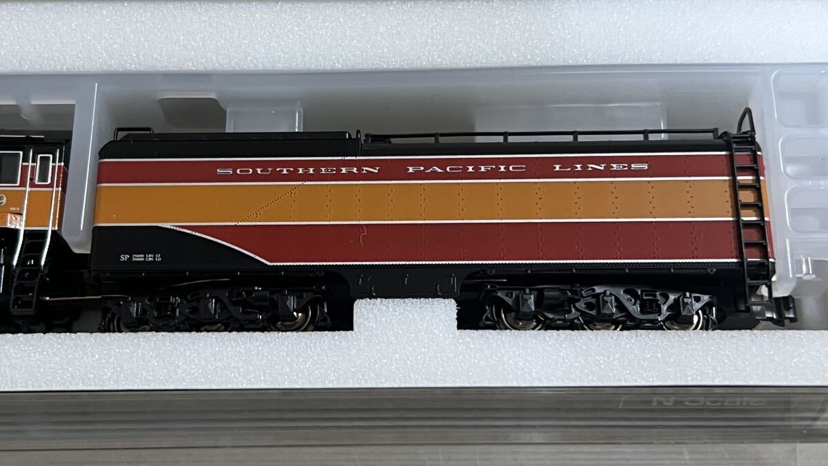 美品！ Southern Pacific LINES SP #4449 GS-4 サザンパシフィック モーニング デイライト アメリカ型 蒸気機関車 KATO 126-0305の画像4