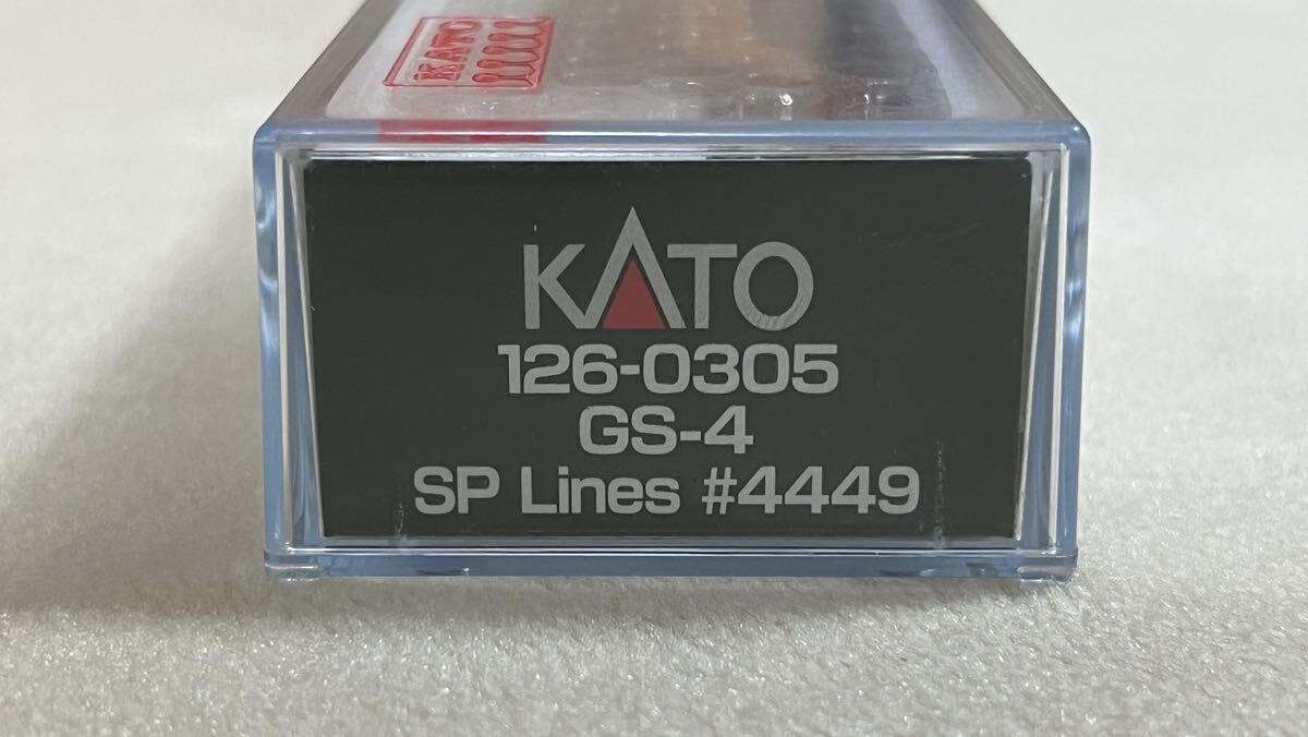 美品！ Southern Pacific LINES SP #4449 GS-4 サザンパシフィック モーニング デイライト アメリカ型 蒸気機関車 KATO 126-0305の画像2