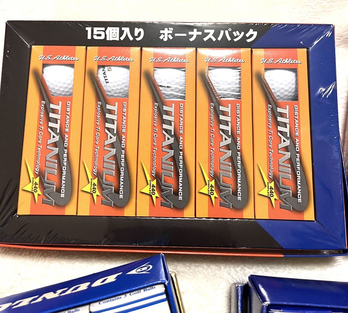 【青】 【新品未使用】 ゴルフボール ダンロップ ギアマックス トミーアーマー 432SF スポルディング 大量 まとめ 計75個_画像7