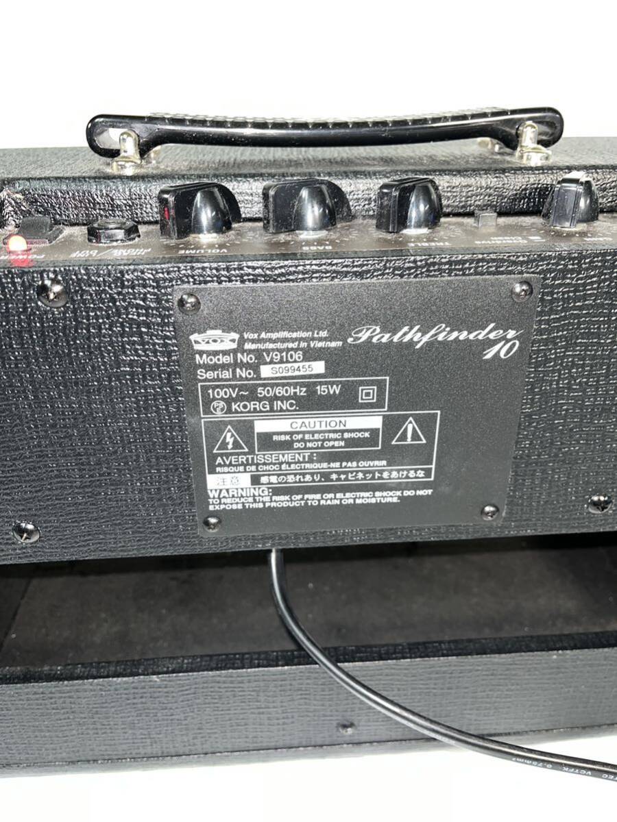 【丹】VOX ヴォックス コンパクト ギターアンプ Pathfinder 10 自宅練習 ヘッドフォン使用可 クリーン オーバードライブ 10W スタンダード_画像8