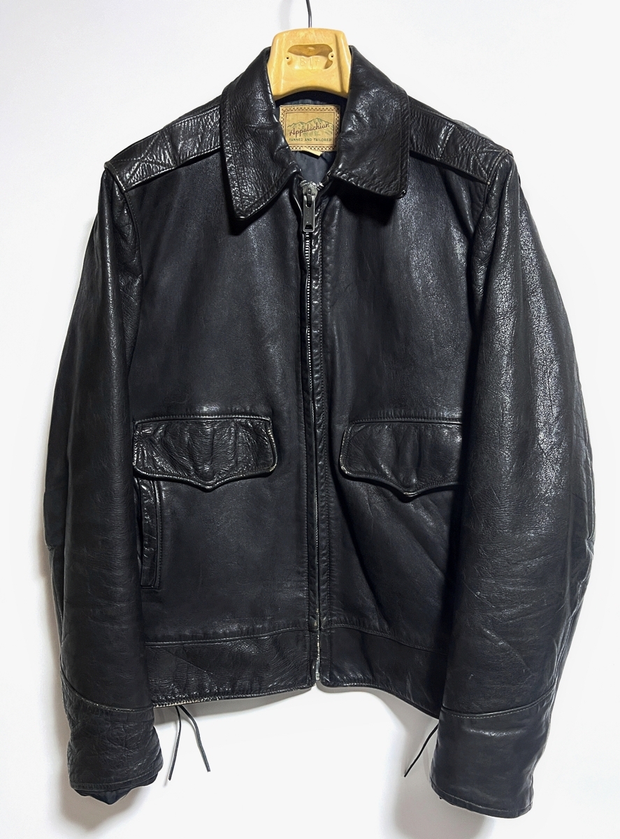 Appalachian 】50s ホースハイドライダースジャケット - ダブル Appalachian 】50s ホースハイドライダースジャケット - ダブル